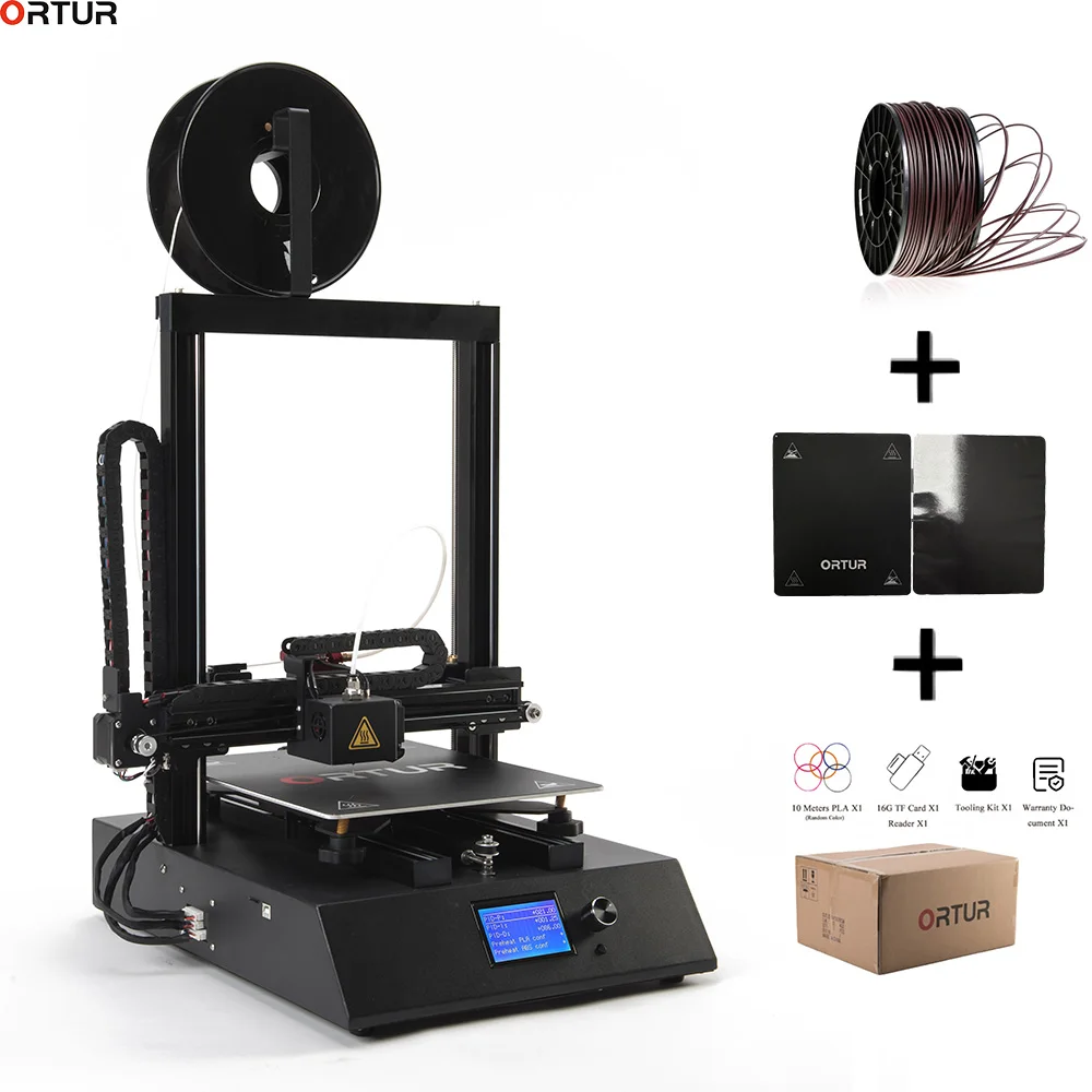 

Wholesale Price Ortur Best 3D Printer Dual-axis Linear Guide Rail High Precision 0.05-0.4MM FDM Personal Use 3D Printer in China