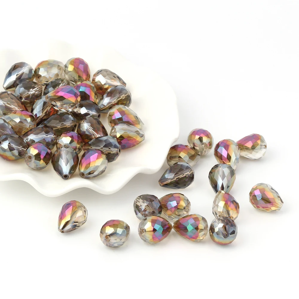 

MEIBEADS 10pcs/lot Czech Colorful Faceted Loose Crystal Spacer Bead Glass Beads For Women Diy Jewelry Making Accessories