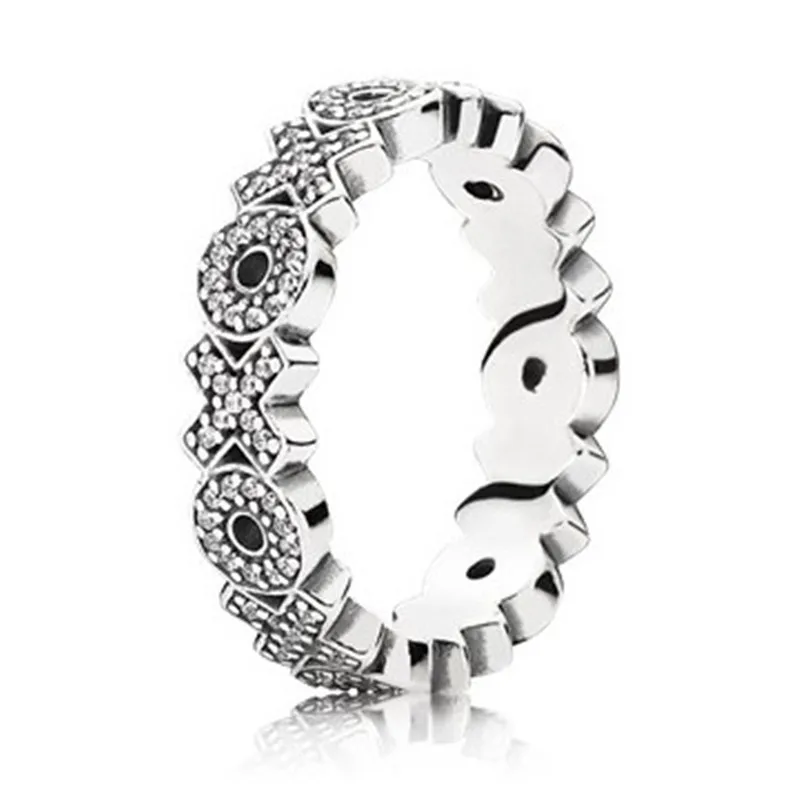

Hot Selling 100% Real 925 Sterling Silver Cubic Zirconia XO Ring For Women Wedding Engagement Gift Lady Fine Pandora Jewelry