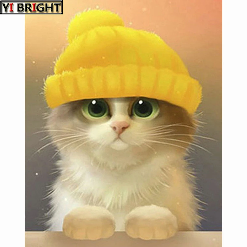 Cat yellow hat Clearance