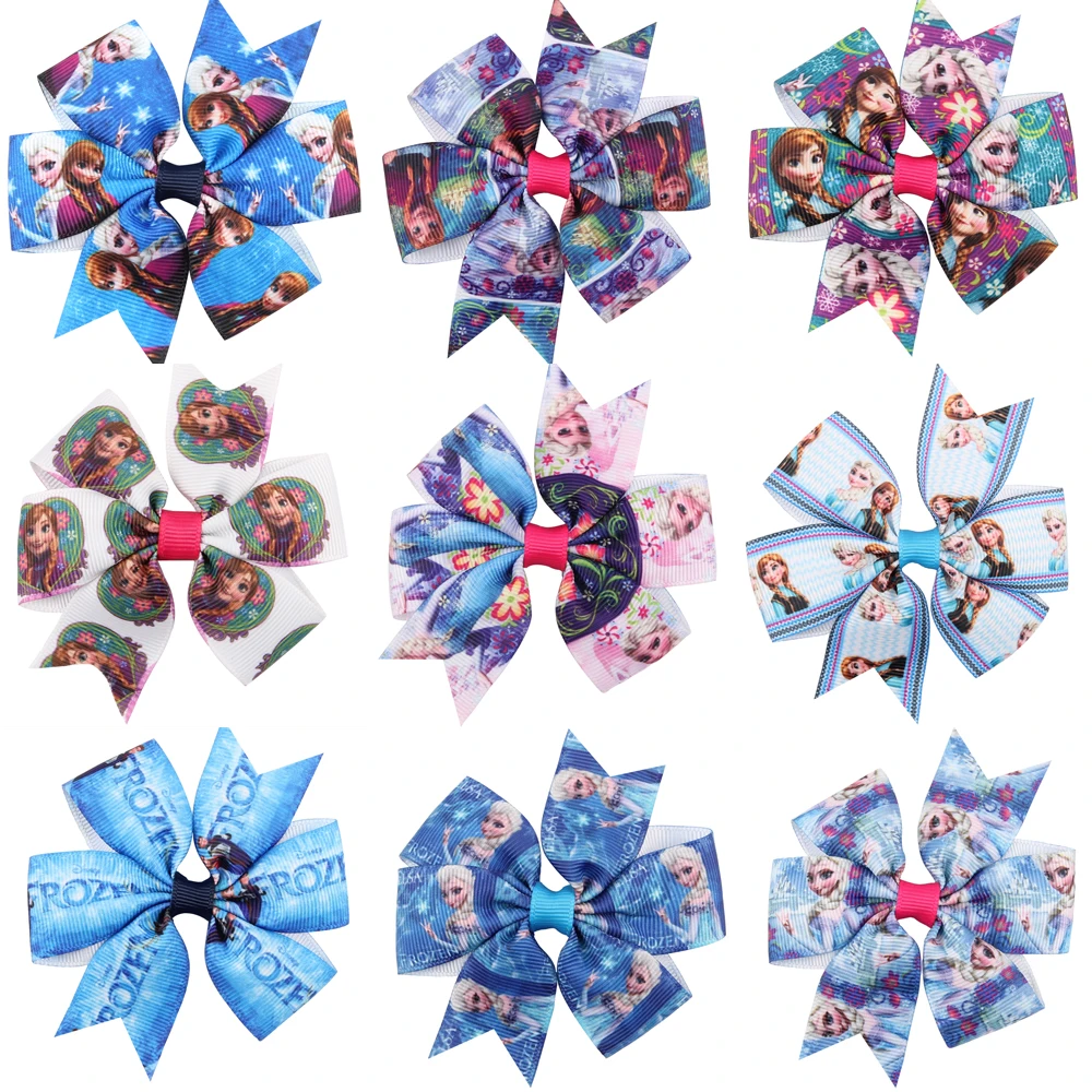 

Lovely hot Cartoon image Ribbon Wraped clip barrettes Children infant hairpins Cute bow shape Hair Accessories