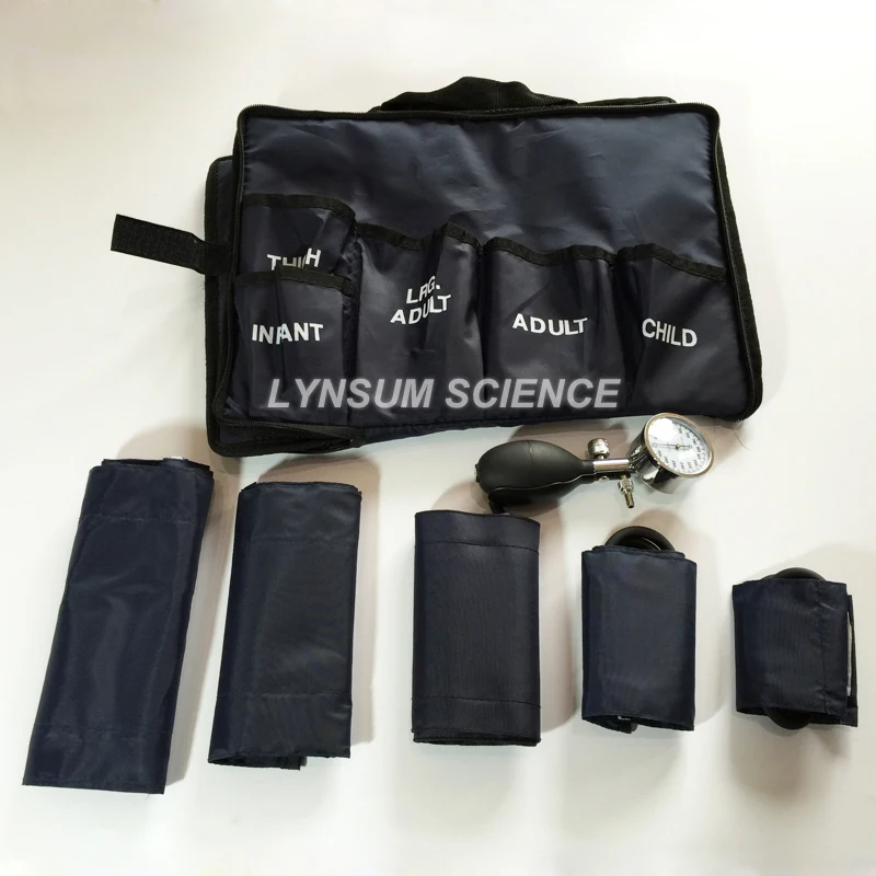 

5 Cuffs Blood Pressure Monitor Aneroid Sphygmomanometer Cuff System for All Sizes
