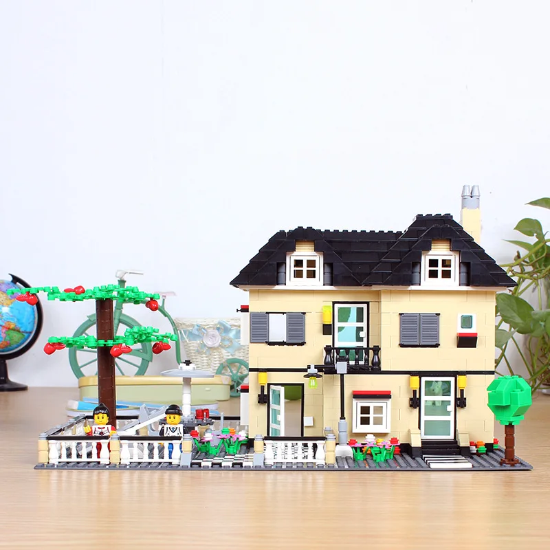 

816 Pcs Building Blocks Super Large Villa Compatible with Brands Doll House Models Building Bricks Toys Learning Education Toys