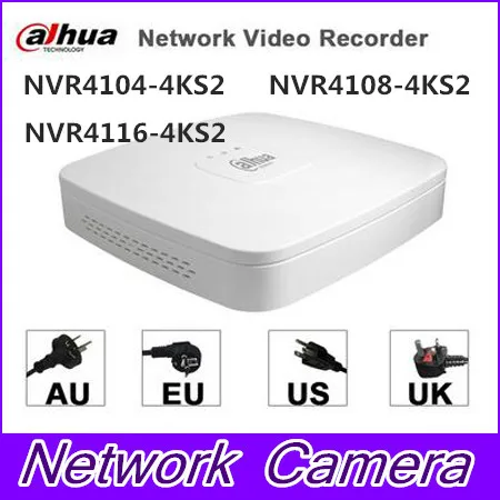 DAHUA NVR4104 NVR4108 NVR4116 Smart 1U Mini NVR replaced by H 265 NVR4104 4ks2 NVR4108 4ks2