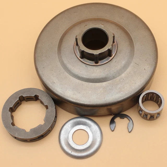 3/8" 7T Clutch Drum Sprocket Bearing Washer Clip Kit For HUSQVARNA 365