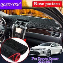 Автомобильный стильный Противоскользящий коврик для Camry 2012-- RHD& LHD розовый узор коврик на приборную панель защитный коврик тент подушка коврик