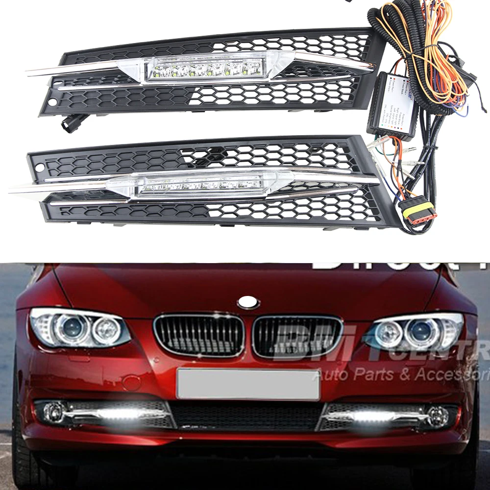 12W Car DRL Led DC 12V led daytime running light E92 2D Car Light Source Daytime Running Lights