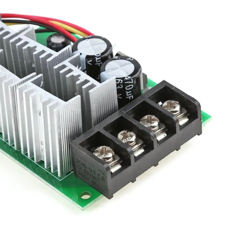 DC 9V-55V 9/12/24/36/48/55V 40A Motor Speed Controller Electric PWM Speed Control Regulator With Reversible Switch dc motor speed controller motor speed controller electric motor speed controller