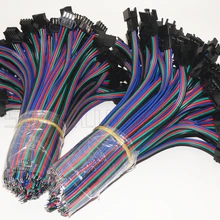 2pin 3pin 4pin 5pin led разъем мужской/женский JST SM 2 3 4 5 Pin разъем провода кабель для светодиодные ленты светильник драйвер CCTV