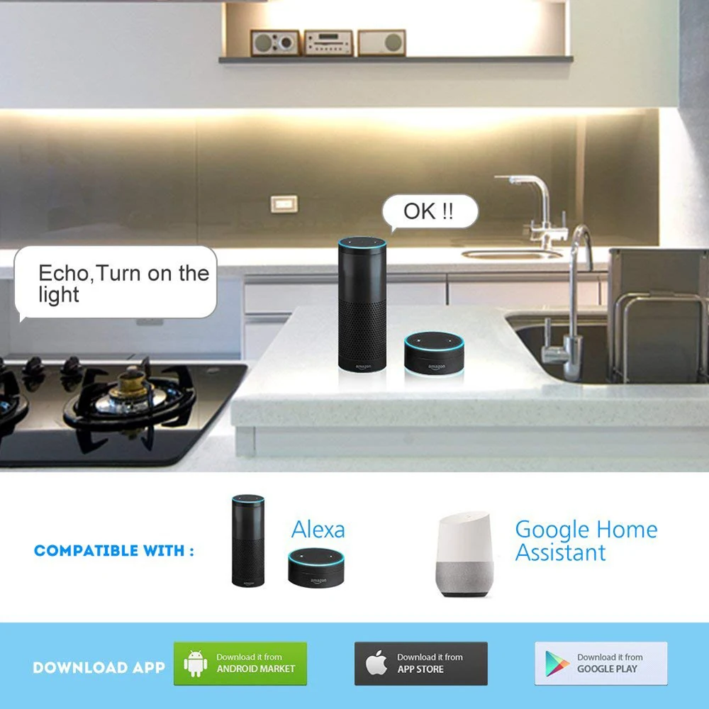 Горячая WiFi умная розетка переключатель поддержка для Amazon Alexa управление мобильного телефона WiFi штекер