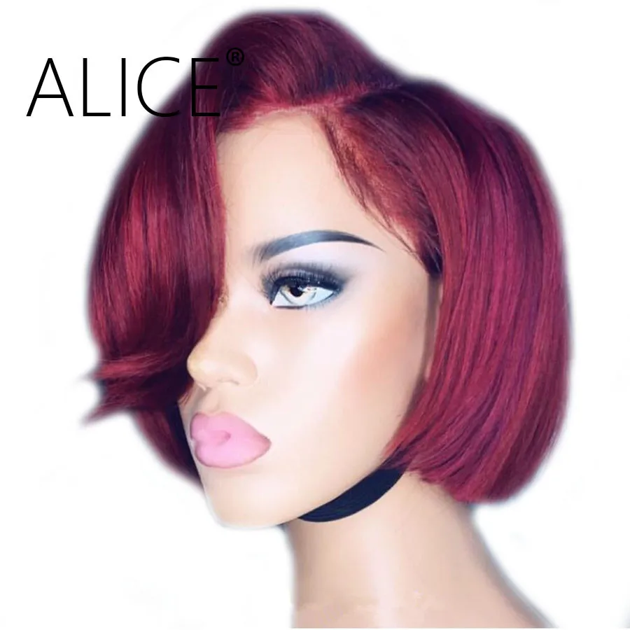short cut bob human hair wigs