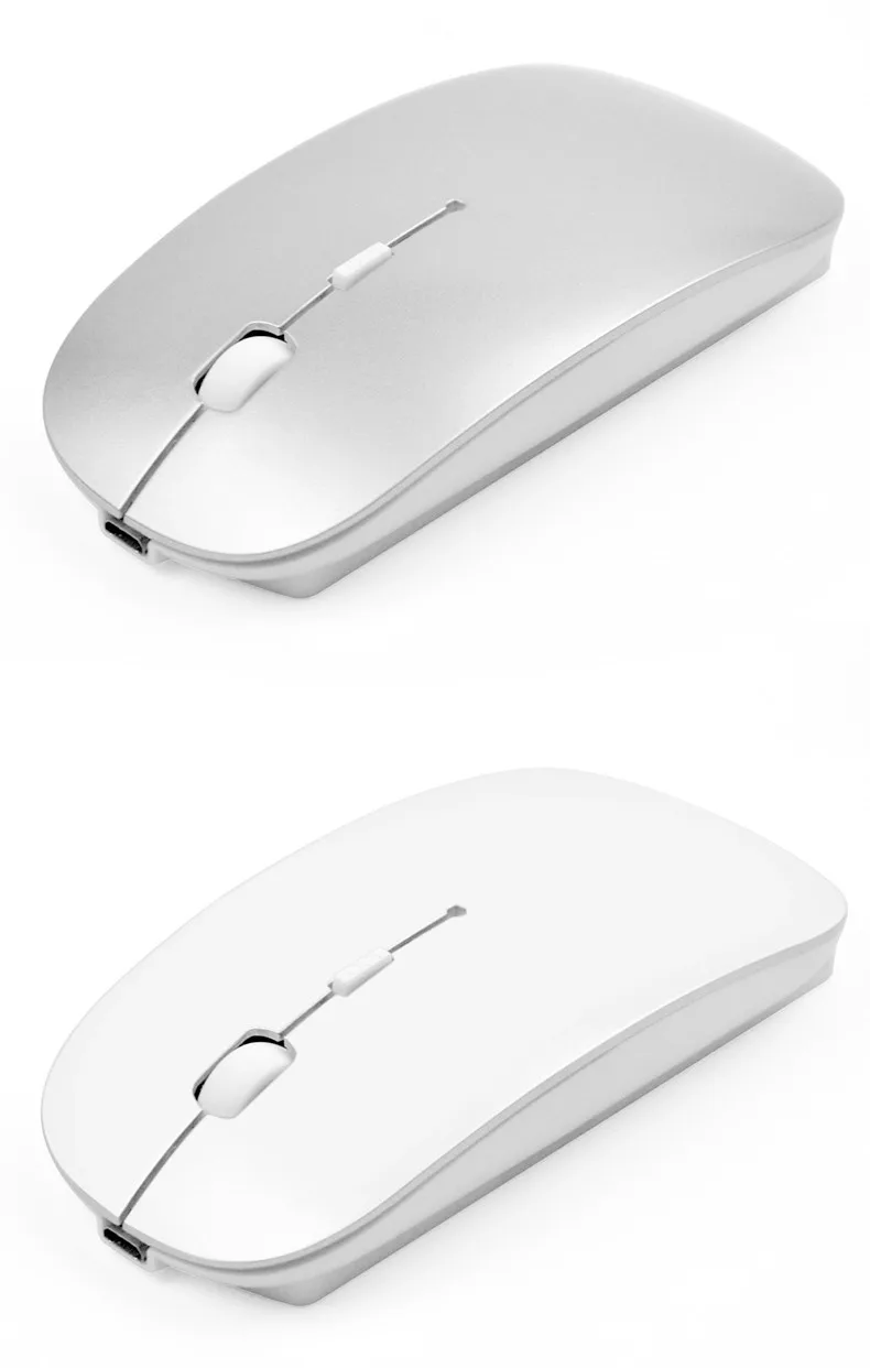 Перезаряжаемая Bluetooth 3,0 Беспроводная мышь мини тонкая мышь для Android планшета Macbook ноутбука