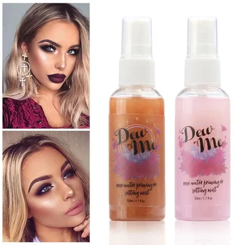 

Rose Water Sprayer Makeup Primer Essence Spray Refreshing Moisturizing Light Long Lasting Matte Facial Cosmetics Make Up
