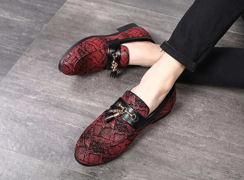 Mens Casual Shoes' Moccasins Men Shoes Summer Big Size Slip-on Patent Leather Men Loafer Shoes Driving Shoe Plus Size 46 47 48   (5)