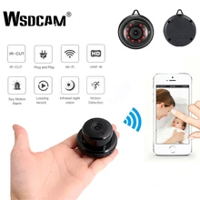 Wsdcam домашней безопасности Мини Wi Fi 1080 P IP камера беспроводной Малый CCTV инфракрасный ночное видение обнаружения движения Слот для карты SD аудио APP