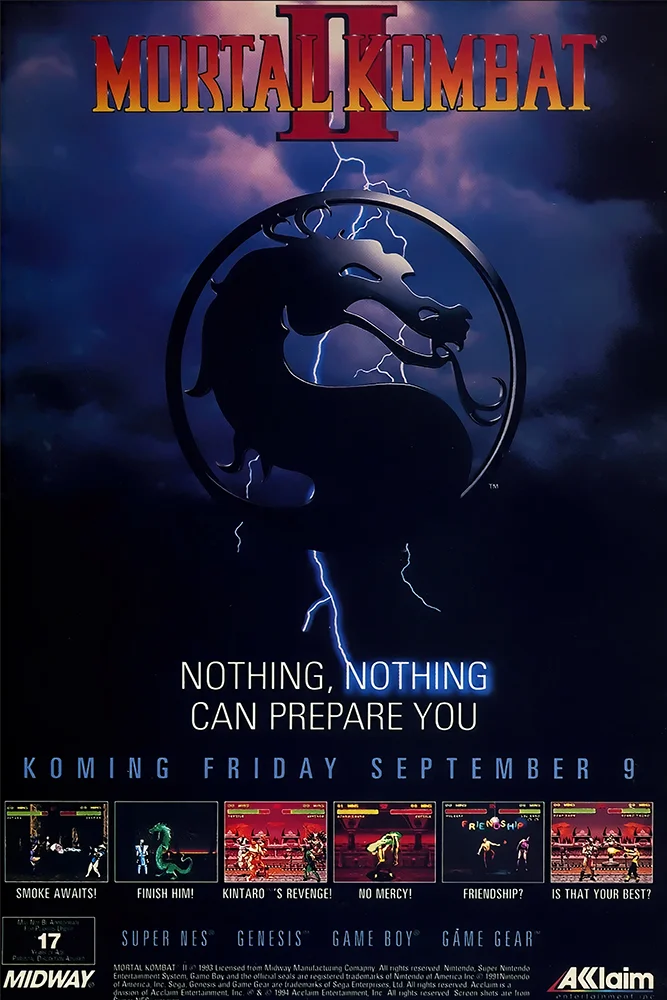 Home Décor Posters &amp; Prints 274370 Mortal Kombat 2 Nothing Can Prepare ...
