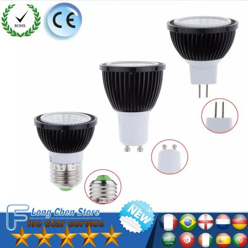 

LED Bulb E27 GU10 MR16 12V COB LED Spotlight 9W 12W 15W LED Light Dimmable COB Spot light AC 85-265V For Home Lighting