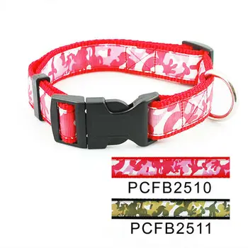 

200Pcs/Lot 2 Colors Classic Pet Dog Battle Fatigues Collar Buckle Style 2.5cm
