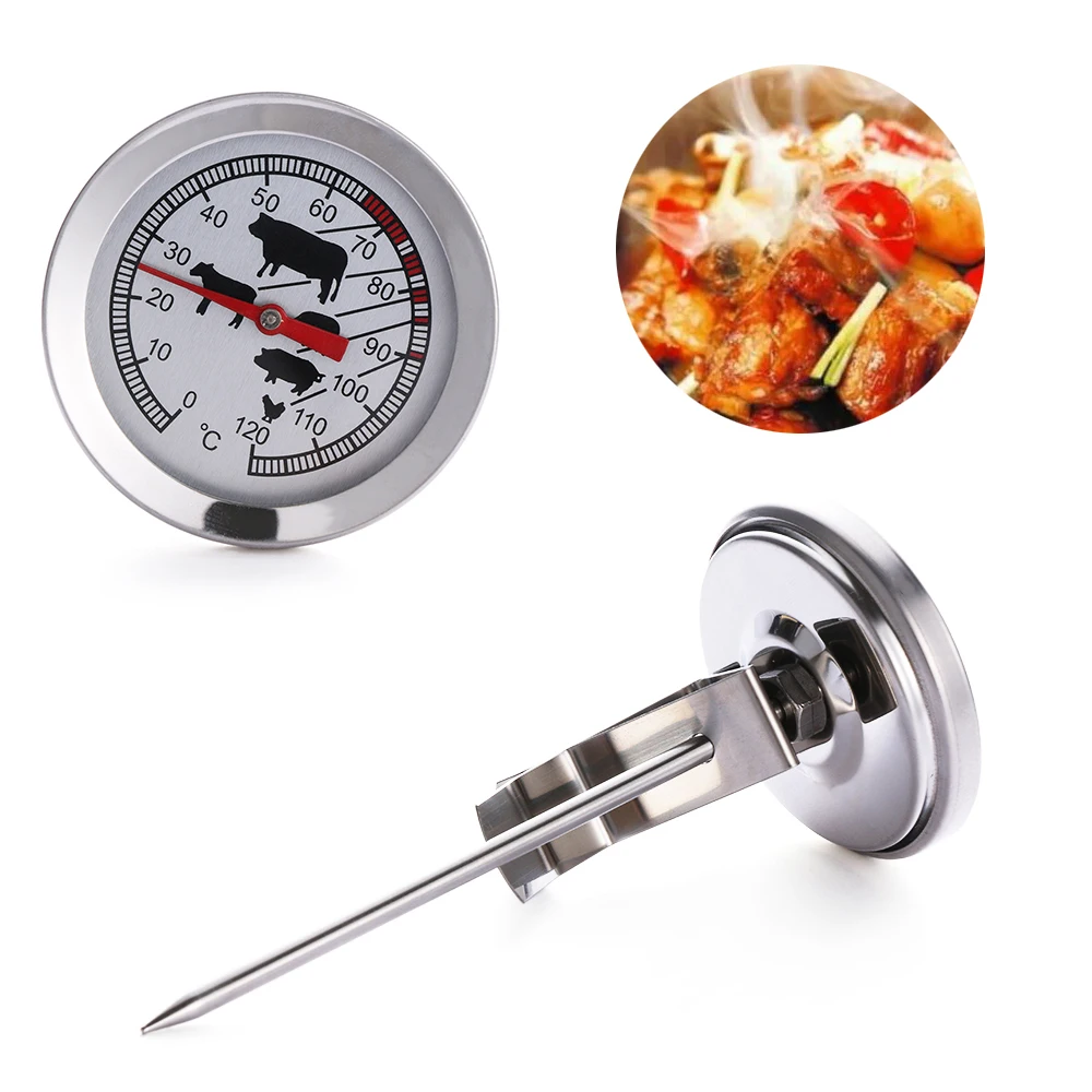 

1PC Stainless Steel Temperature Home Milk Grill Instant Read BBQ Meat Food Probe Cooking Sensor Thermometer Kitchen Tool