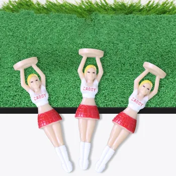 

3PCS Plastic Golf Tees Golf Style Golf Balls Tee Cushion Lovely Sexy Bikini Lady Gift Newest Design Plastic Tees Golf Tools