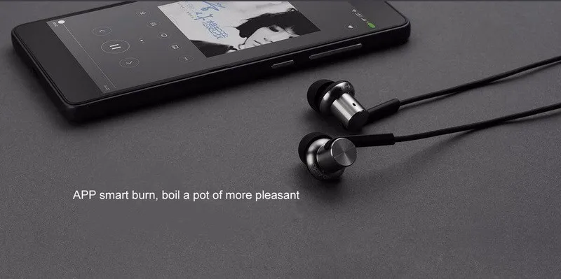 English version Mi Hybrid Earphone 3.5mm Mi 4 With Microphone Ear Phones Mp3 Mp4 Xiomi Piston headphone