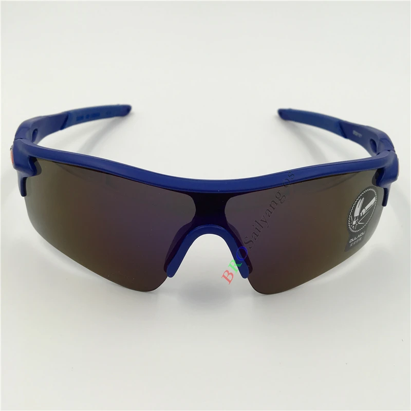 UV400 спортивные очки, ветрозащитные очки для горного велосипеда, велосипедные очки, солнцезащитные очки, es Gafas Ciclismo, мужские и женские велосипедные очки es - Цвет: Темно-синий