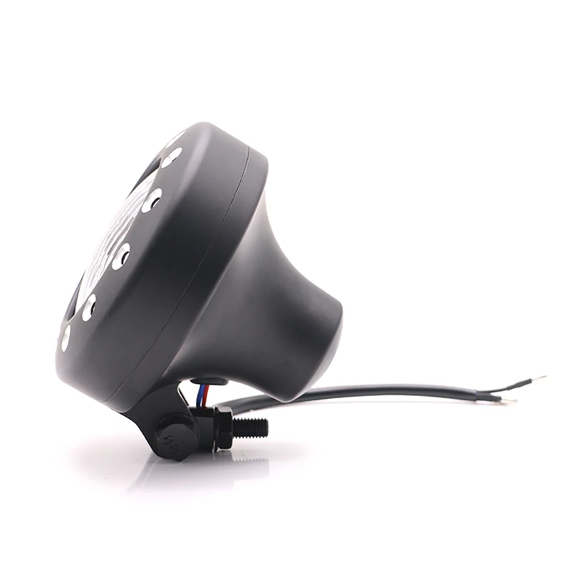 Roaopp H4 12В 55/60 W Винтаж мотоциклетная фара черная заготовка Алюминий головного света E4 Emark для Harley Bobber Chopper XS650