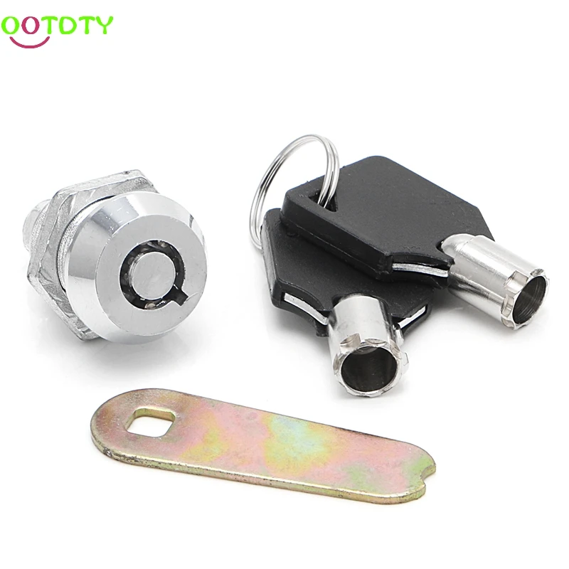 

Drawer Tubular Cam Lock Keyed Different for Door Mailbox Cabinet Tool Box with 2 Keys DIY Furniture Hardware 20mm 828 Promotion