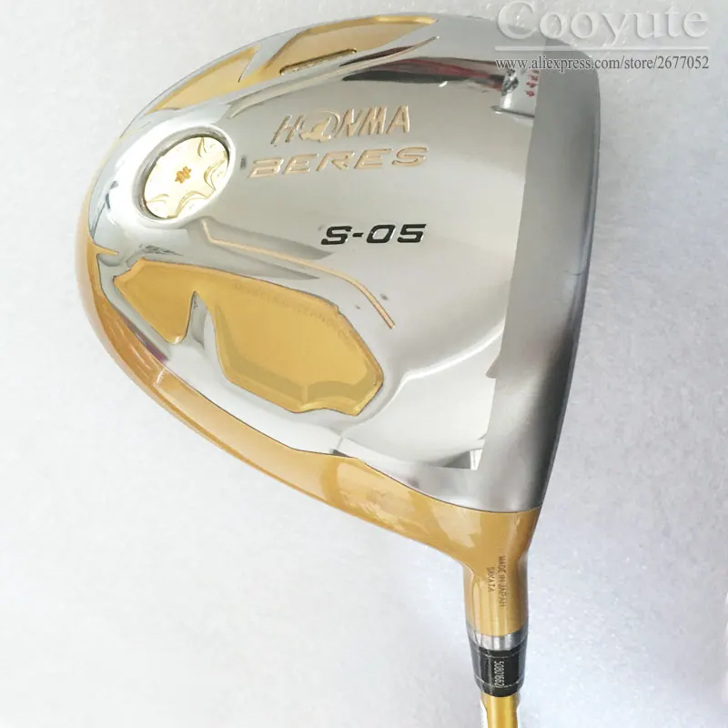 Новый Клюшки для гольфа HONMA S-05 4 звезды гольф Драйвер 9,5 или 10,5 Лофт графитовая клюшка для гольфа R или S Flex Cooyute Бесплатная доставка