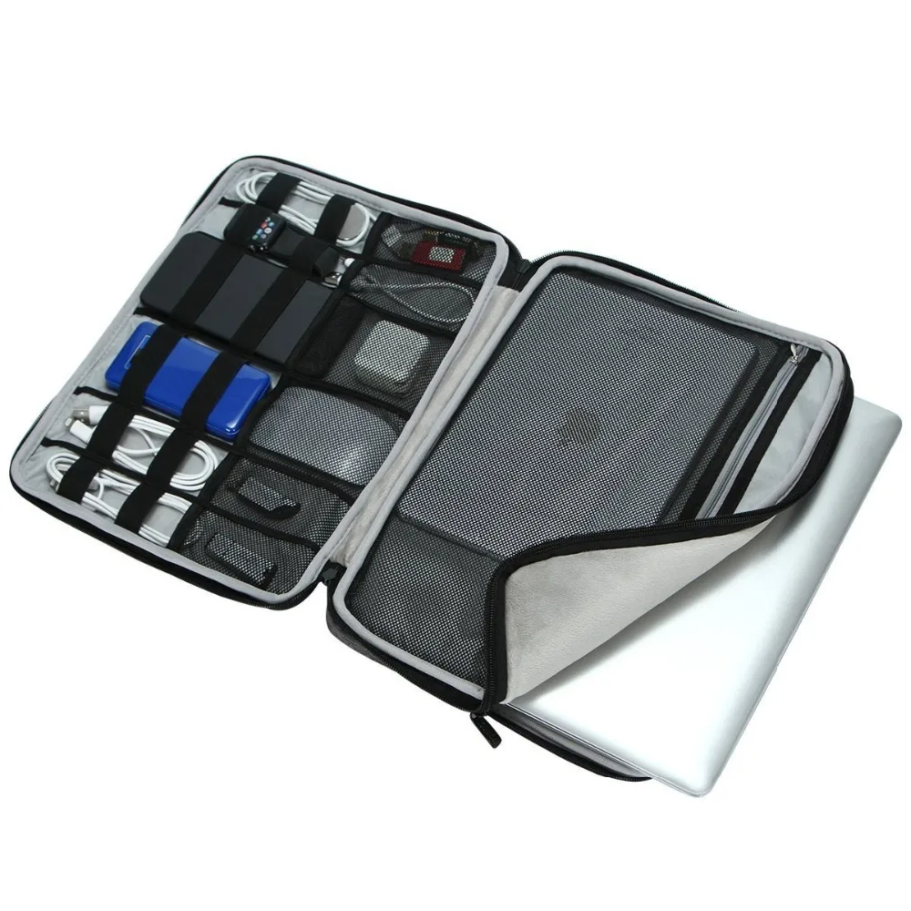 iCozzier 11.6/13/15.6 Inch Handle Electronic accessories Laptop Sleeve Case Bag Protective Bag for 13\