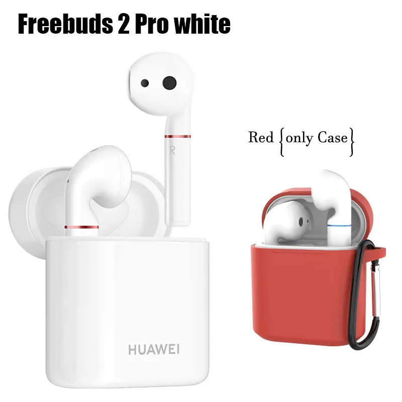 Huawei Freebuds 2 Pro Freebuds2 беспроводной Bluetooth 5,0 Наушники Hi-Fi водонепроницаемый IP54 контроль беспроводного заряда - Цвет: Pro add Red Case