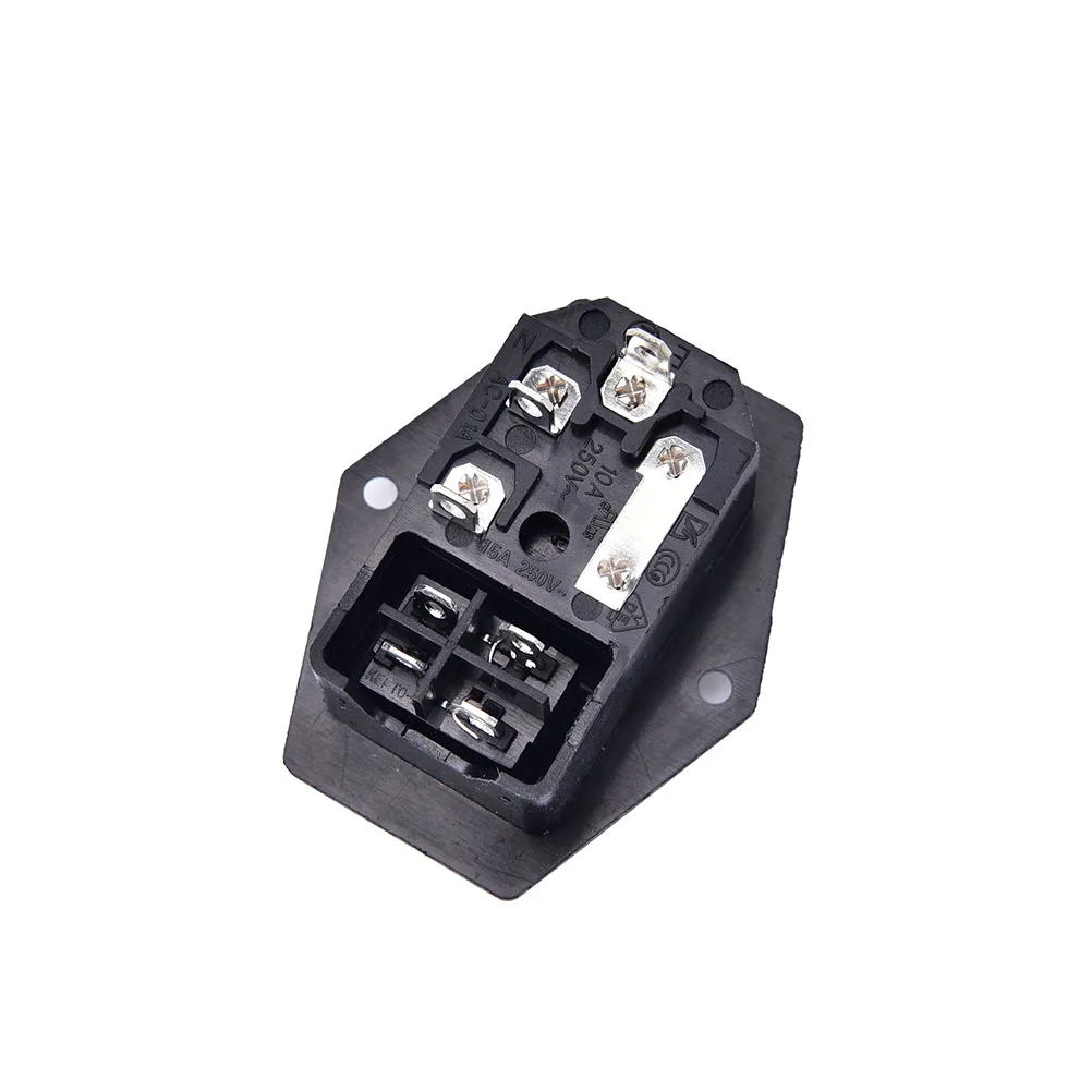 ON/OFF switch Socket with female plug for power supply cord arcade machine IO switch with Fuse Drop shipping