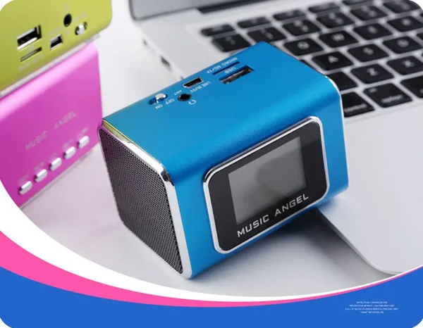 Origianl Музыка Ангел JH MD05X Портативный Usb TF карта звучание колонки с fm радио линией в