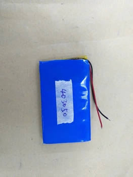 

Package 3.7V polymer lithium battery 403050 steel shell