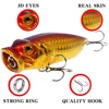 NEW 1Pcs 8cm 15g Popper Fishing Lures 3D Eyes Bait Crankbait Wobblers Isca Poper Pesca Japan fishing tackle ► Photo 3/6