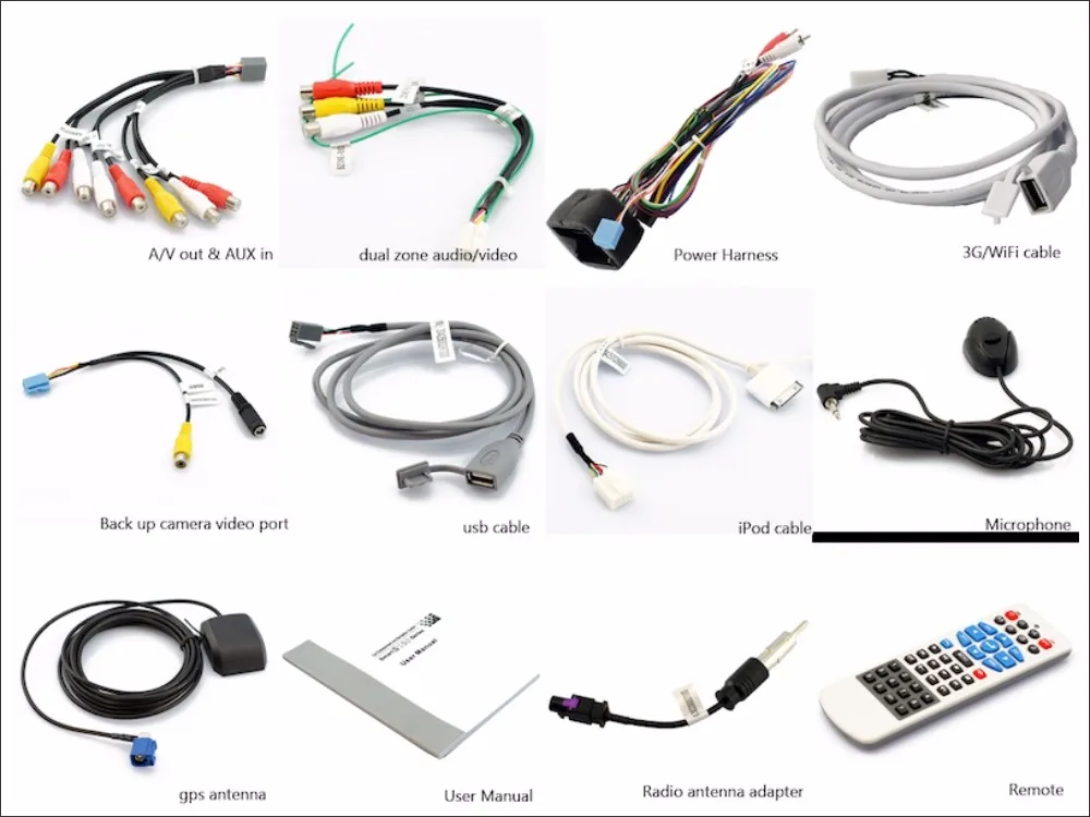 accessories wires plugs