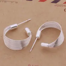 AE146 Горячие 925 серьги из стерлингового серебра, 925 серебряные ювелирные изделия, мульти-серьги из ниток/bzxakrea akjajbqa