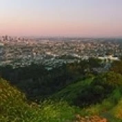 Cityscape  Santa Monica  City of Los Angeles  Los Angeles County  California  USA Poster Print (36 x 12)
