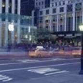 Traffic on the road  Fifth Avenue  Manhattan  New York City  New York State  USA Poster Print (36 x 12)