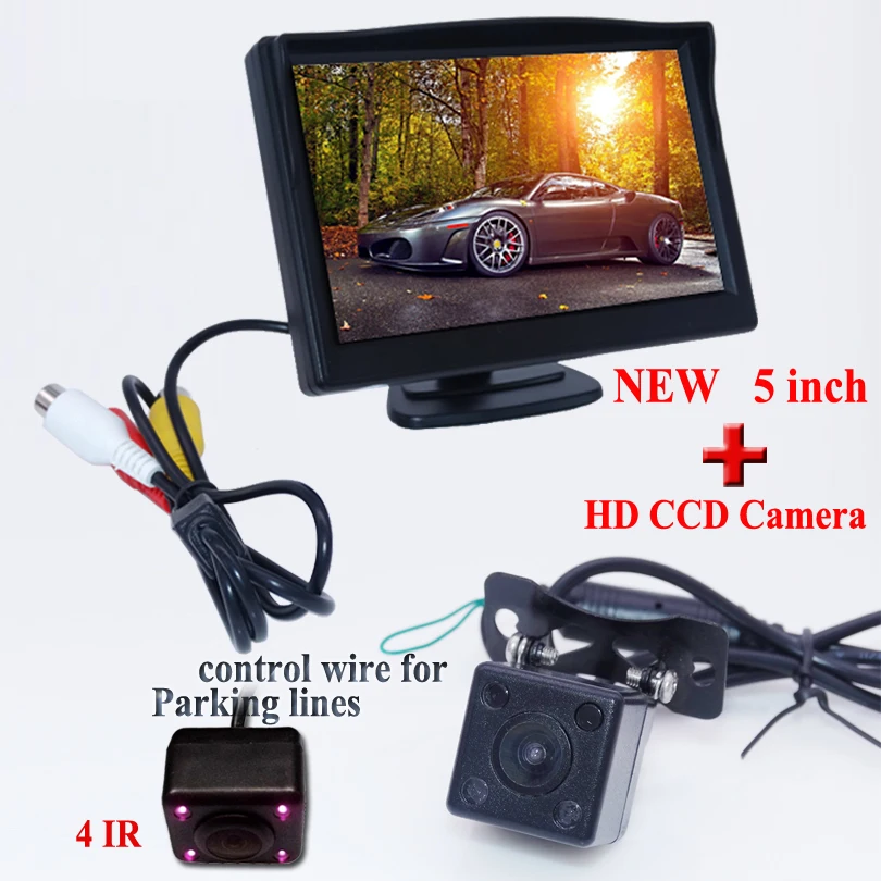 HOT sale plug 4 ir car rear reversing camera hd image sensor +car 5