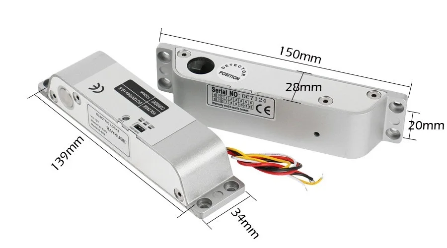 Electric Mortise Lock For Door Access Control System (4)