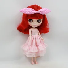 Blyth Обнаженная кукла для серии № 1248 красные волосы подходит для DIY сменная игрушка для девочек