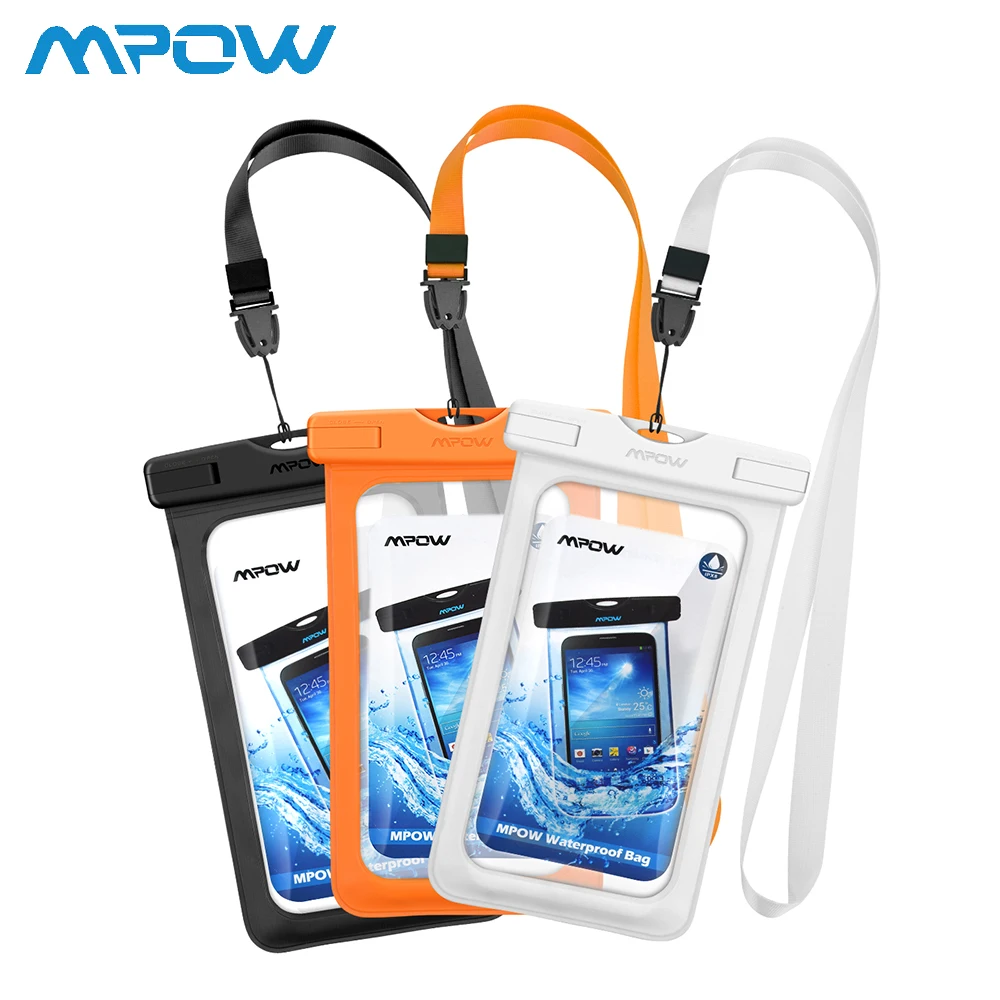 3 шт. водонепроницаемые сумки для плавания Mpow IPX8 универсальный чехол смартфона