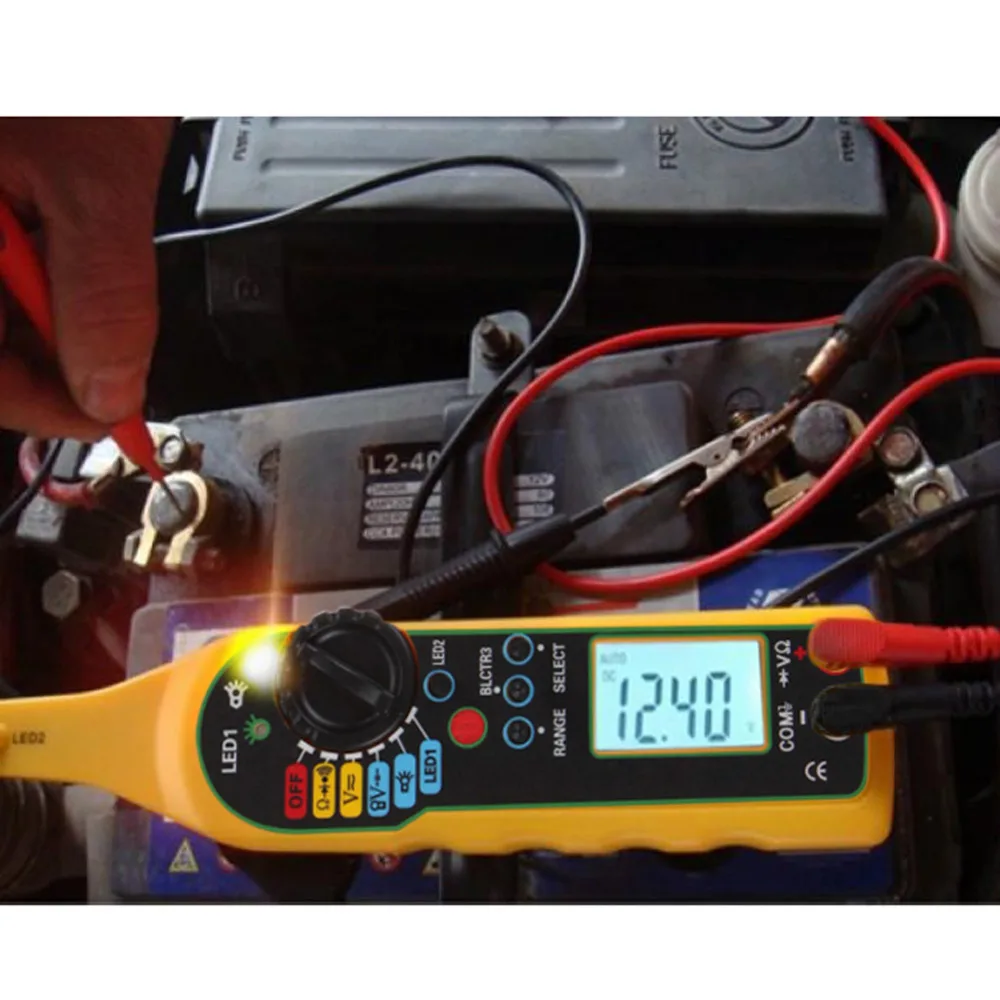 Multi function Auto Circuit Tester Multimeter Lamp 3 in 1 Car Repair
