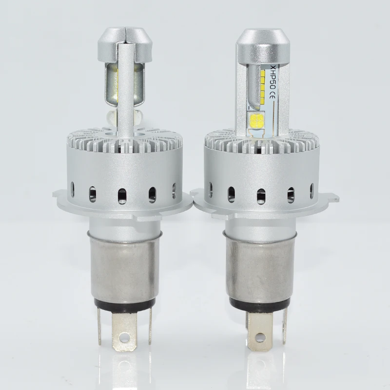 Лампа для Фар H4 led HB2/9003 Hi/Lo H7 H11 9005 HB3 9006 HB4 80 Вт, светодиодные фары для автомобиля, высокая мощность, белый цвет, 6000 K, автостайлинг
