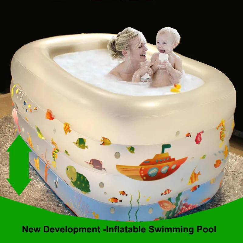 New baby swimming pool heat preservation thickening infant bath Tub
