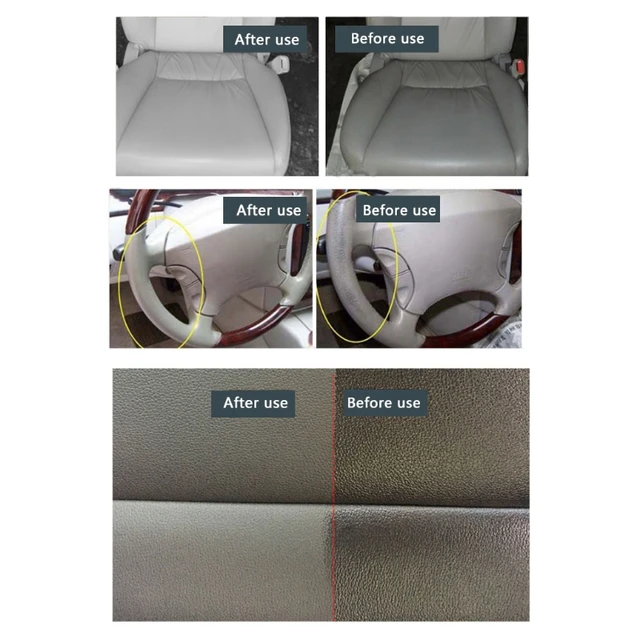 120ml Universal Car Interior Cleaner Table Board Wax Seat Belt Cleaning + Towel