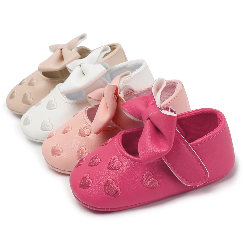 Baby Walking Shoes for 0-18 Months,Newborn Infant Girl Boy Anti-Slip Soft Sole Butterfly Shoes Prewalker