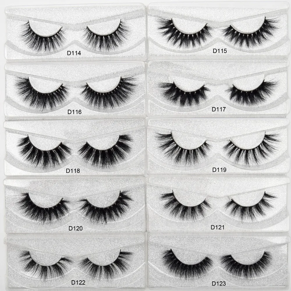 

Visofree Mink Eyelashes Natural False Eyelashes Fake Lashes Long Makeup 3D Mink Lashes Extension Eyelash for Beauty 27 Styles