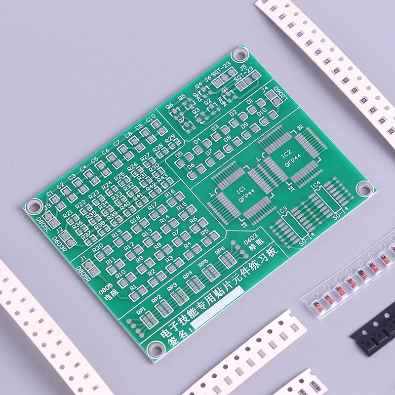 Один кусок практики печатной платы пайки сварочные навыки обучение новичков DIY Kit сварочный электронный комплект